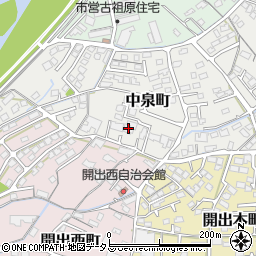 山口県防府市中泉町10周辺の地図