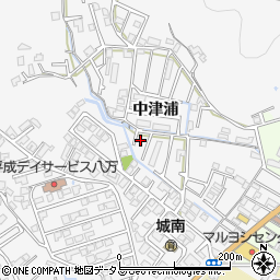 徳島県徳島市八万町中津浦174周辺の地図