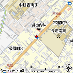 愛媛県今治市常盤町7丁目3-10周辺の地図