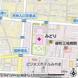 山口県防府市緑町1丁目9周辺の地図