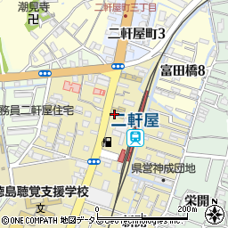 有限会社篠宮和裁周辺の地図