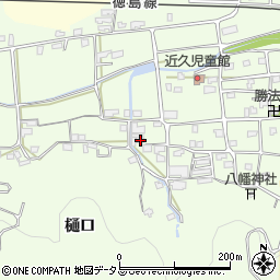 徳島県吉野川市川島町学近久342周辺の地図