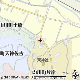 徳島県吉野川市山川町川田1416周辺の地図