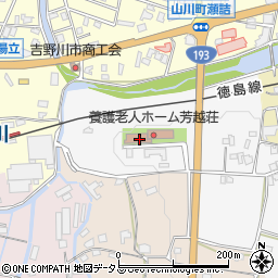 徳島県吉野川市山川町青木17周辺の地図