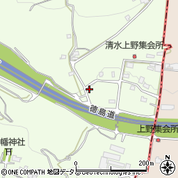 徳島県三好市三野町清水1426-1周辺の地図