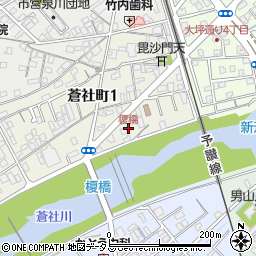 榎橋周辺の地図