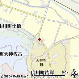 徳島県吉野川市山川町川田1417周辺の地図