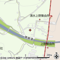徳島県三好市三野町清水1423周辺の地図