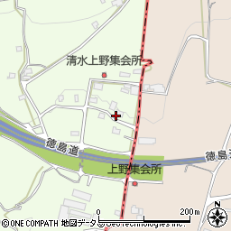 徳島県三好市三野町清水1484周辺の地図