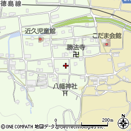 徳島県吉野川市川島町学近久287-3周辺の地図