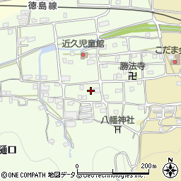 徳島県吉野川市川島町学近久321周辺の地図