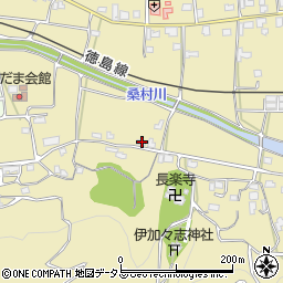 徳島県吉野川市川島町桑村1768周辺の地図