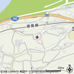徳島県美馬市穴吹町三島小島1301周辺の地図