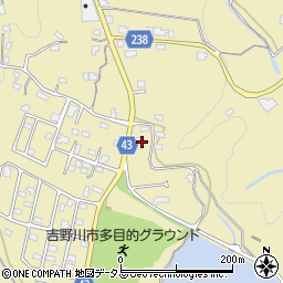 徳島県吉野川市川島町桑村523周辺の地図