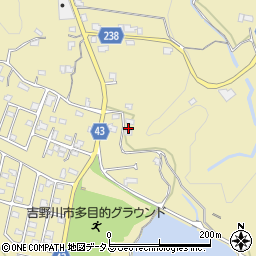 徳島県吉野川市川島町桑村524周辺の地図