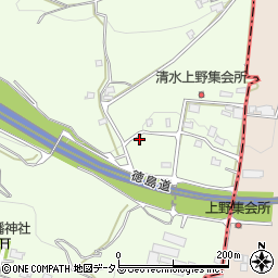 徳島県三好市三野町清水1425周辺の地図