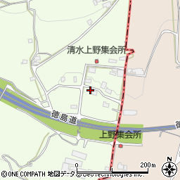 徳島県三好市三野町清水1420周辺の地図