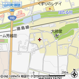 徳島県吉野川市山川町古城99周辺の地図