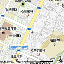 株式会社合掌堂周南店周辺の地図