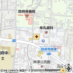 ディオ防府東店周辺の地図