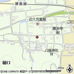 徳島県吉野川市川島町学近久323周辺の地図