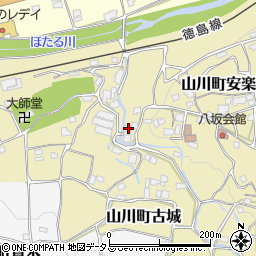 徳島県吉野川市山川町古城277周辺の地図