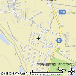 徳島県吉野川市川島町桑村619周辺の地図