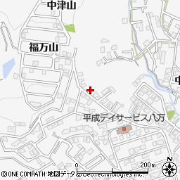 徳島県徳島市八万町中津浦32周辺の地図