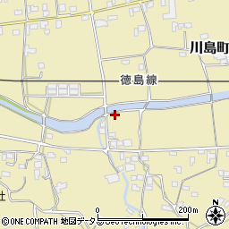 徳島県吉野川市川島町桑村1537周辺の地図