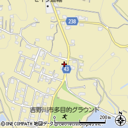 徳島県吉野川市川島町桑村616周辺の地図