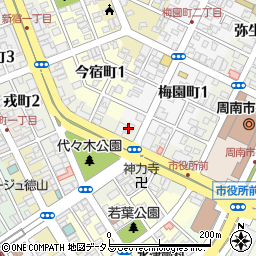 日本キリスト教団　周陽教会周辺の地図
