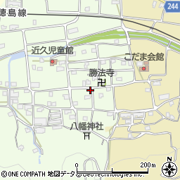 徳島県吉野川市川島町学近久289周辺の地図
