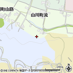 徳島県吉野川市山川町山路80周辺の地図