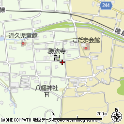 徳島県吉野川市川島町学近久294周辺の地図