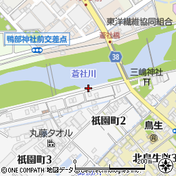愛媛県今治市祇園町2丁目1周辺の地図