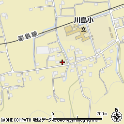 徳島県吉野川市川島町桑村1098周辺の地図