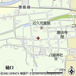 徳島県吉野川市川島町学近久154周辺の地図