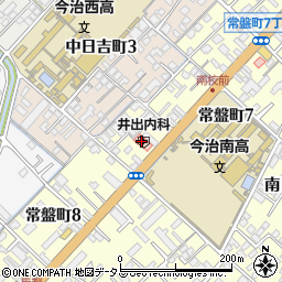 愛媛県今治市常盤町7丁目3-6周辺の地図