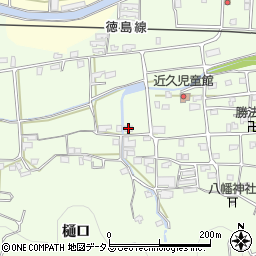 徳島県吉野川市川島町学近久147周辺の地図