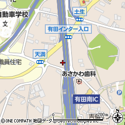 和歌山県有田郡有田川町天満164周辺の地図
