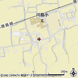 徳島県吉野川市川島町桑村1061周辺の地図