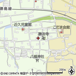 徳島県吉野川市川島町学近久251周辺の地図