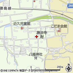 徳島県吉野川市川島町学近久251周辺の地図