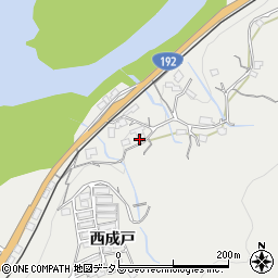 徳島県美馬市穴吹町穴吹西成戸周辺の地図
