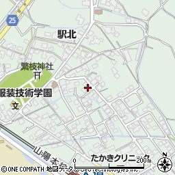 山口県防府市台道駅北575周辺の地図