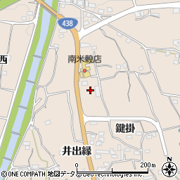 徳島県美馬市美馬町鍵掛周辺の地図