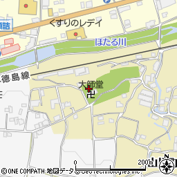 徳島県吉野川市山川町古城131周辺の地図