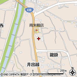 徳島県美馬市美馬町（鍵掛）周辺の地図
