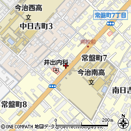 愛媛県今治市常盤町7丁目3-2周辺の地図