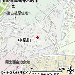 山口県防府市中泉町7周辺の地図